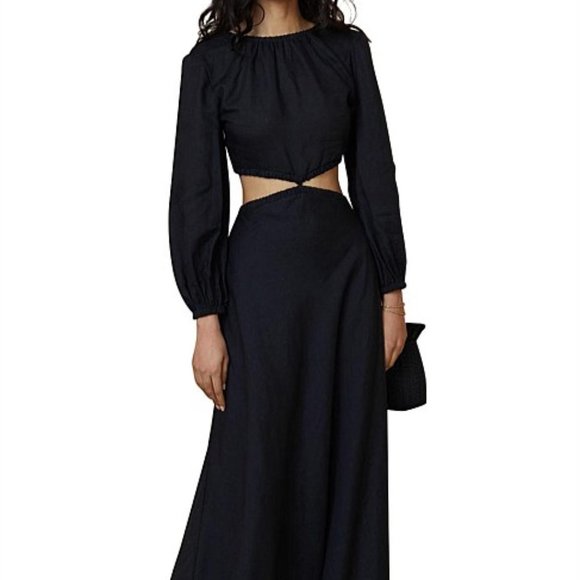 Bec and Bridge Madeleine Midi Dress Black - Picture 5 of 9